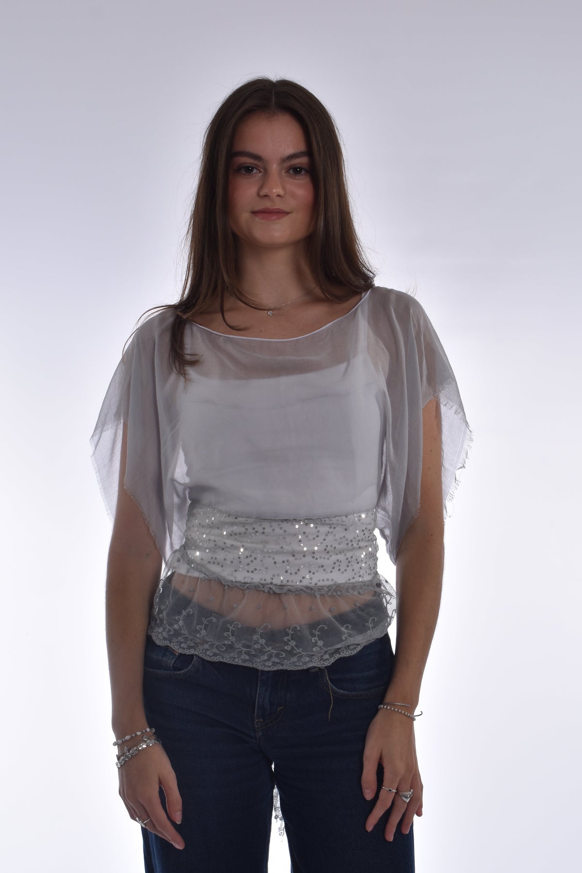 The Immy Top Grey