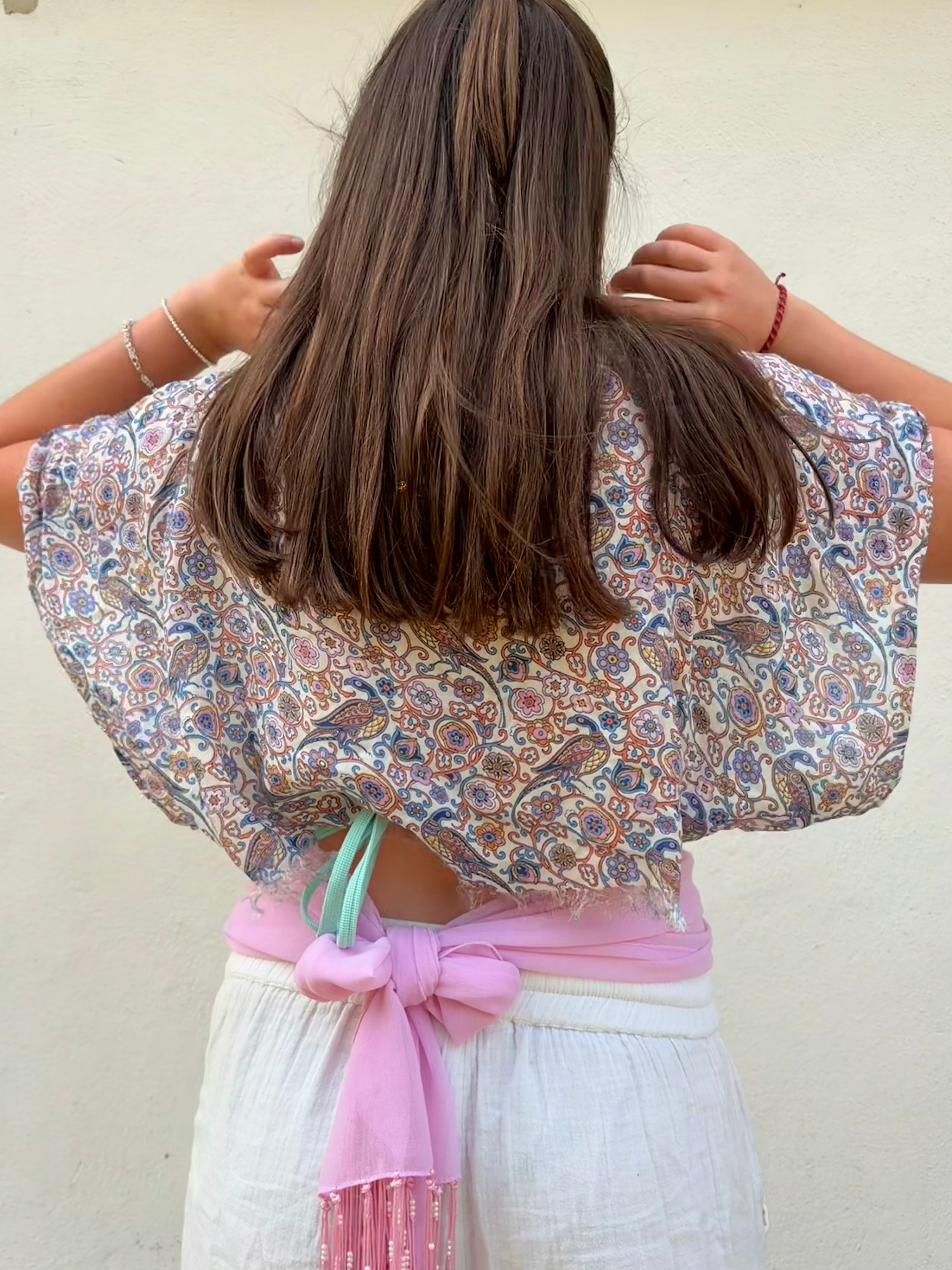 The Isla Top Pink Floral