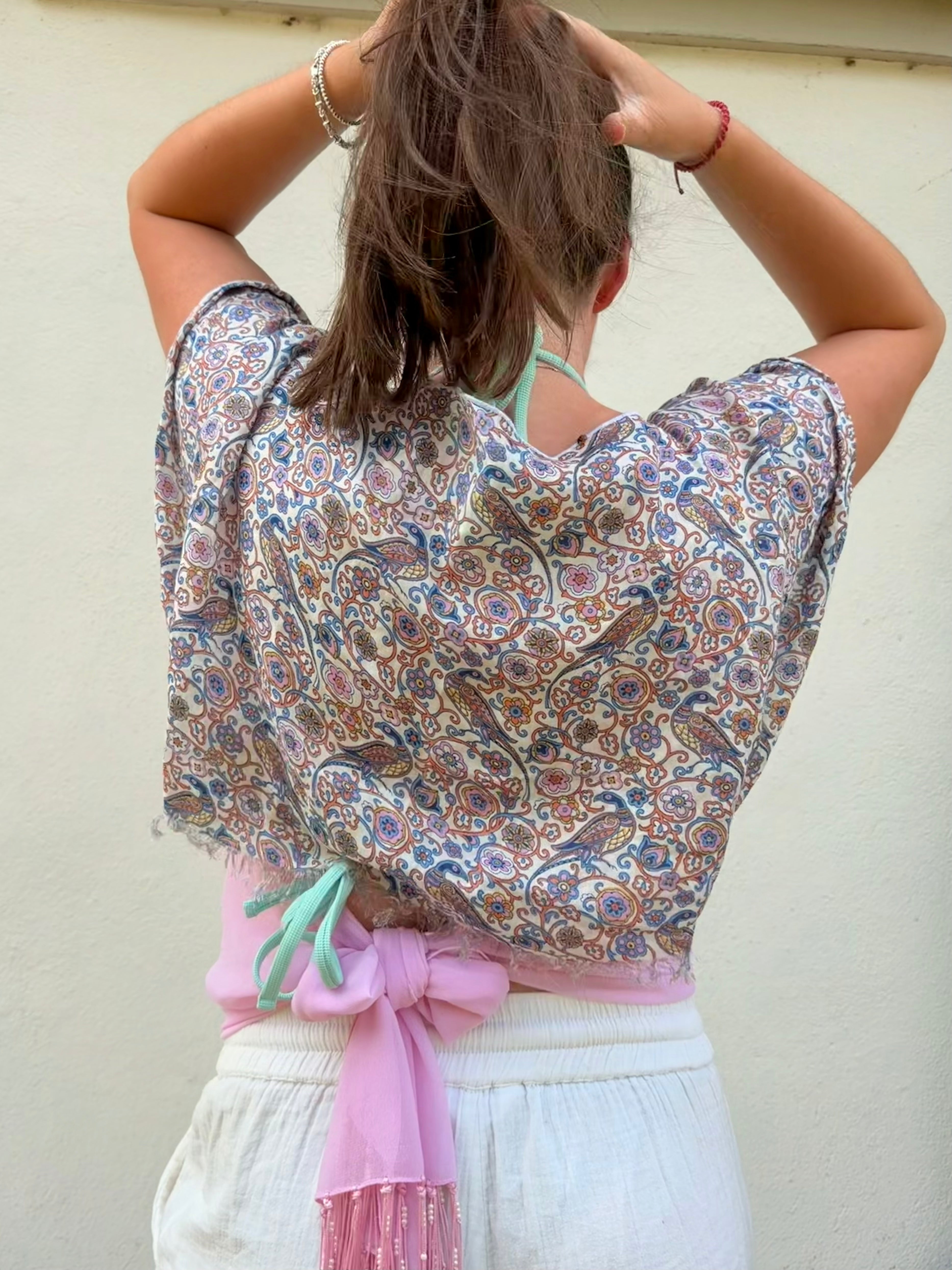 The Isla Top Pink Floral