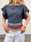 The Maia Top Navy