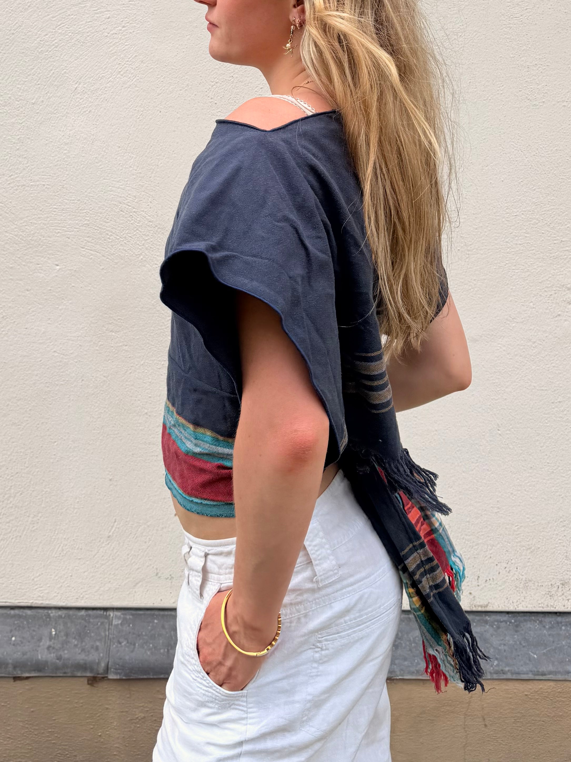 The Maia Top Navy