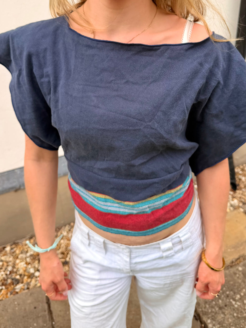 The Maia Top Navy