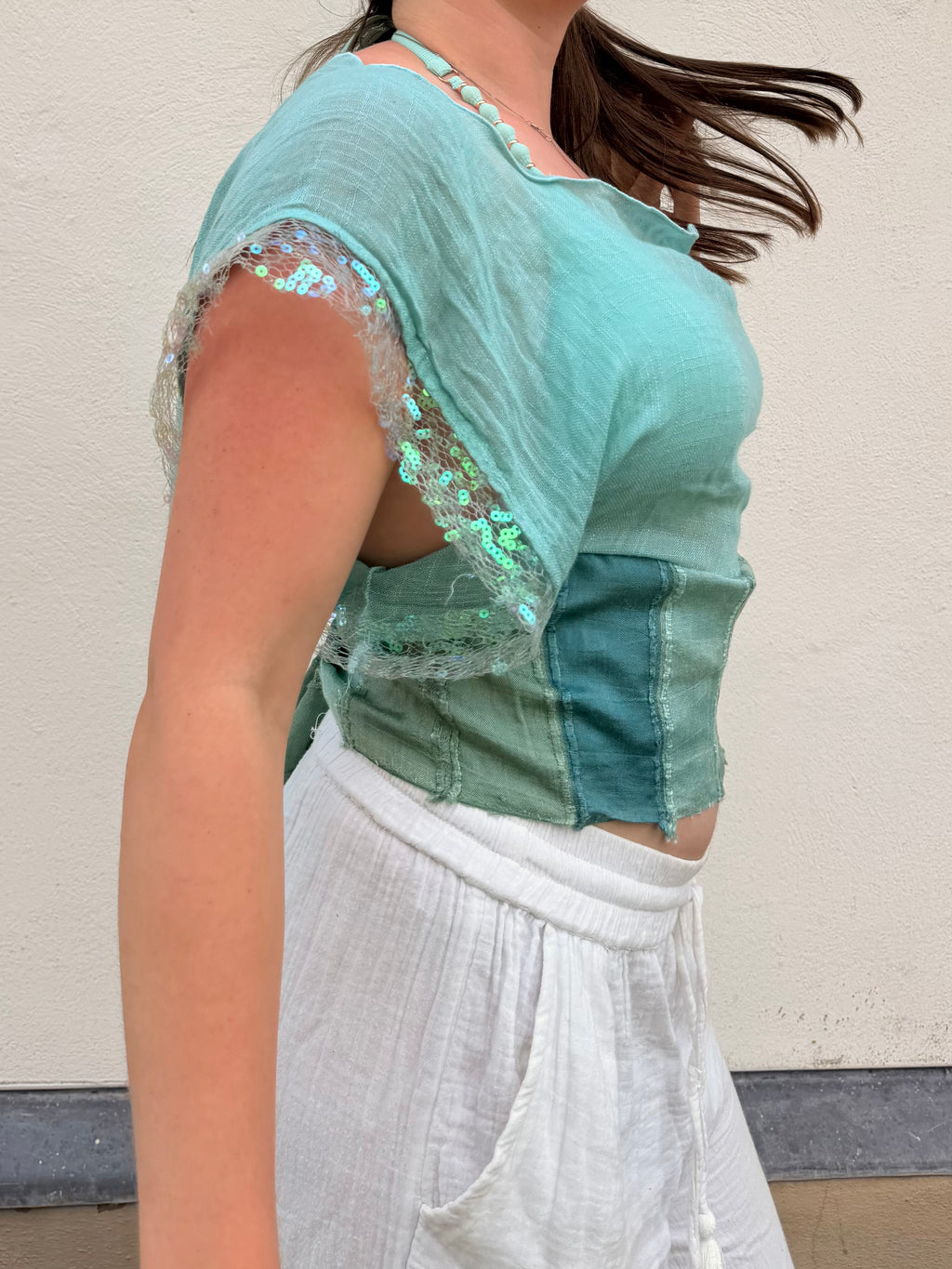 The Immy Top Aqua Mermaid