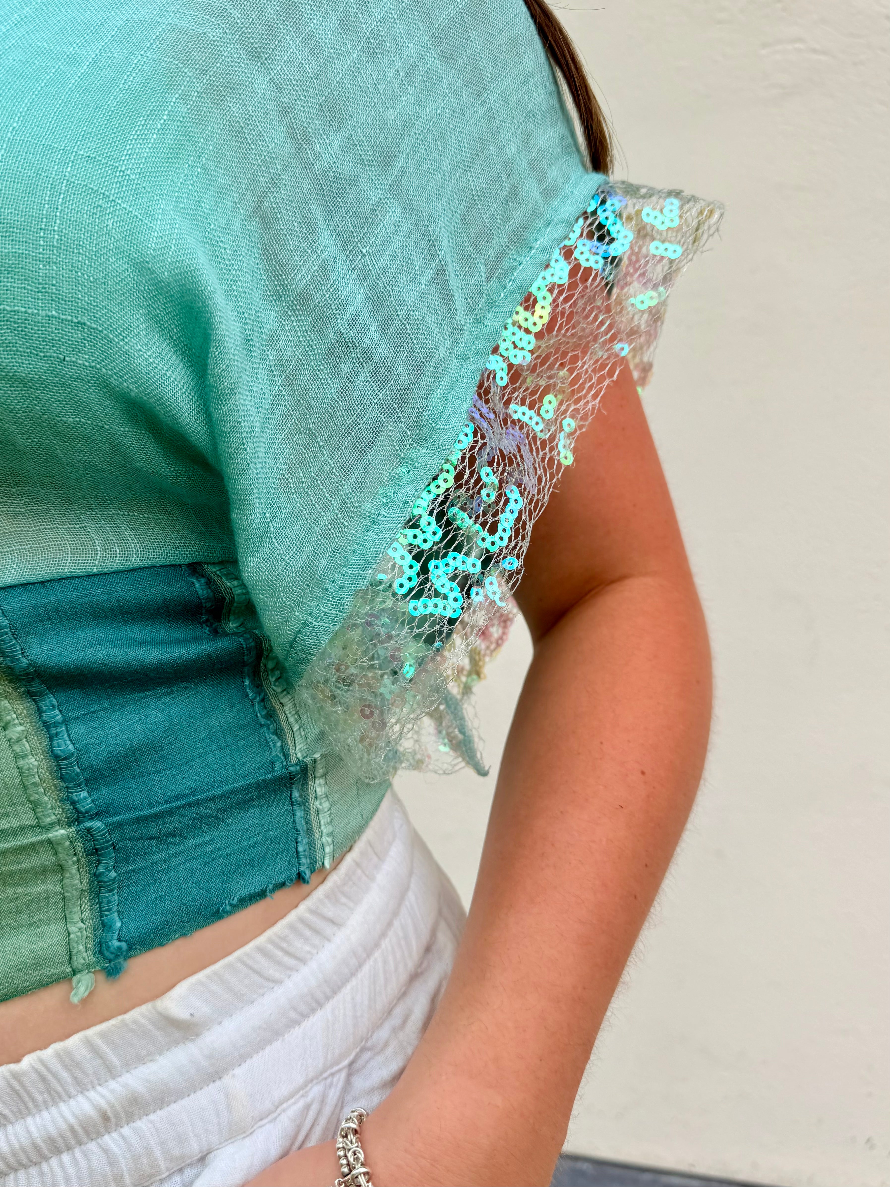 The Immy Top Aqua Mermaid