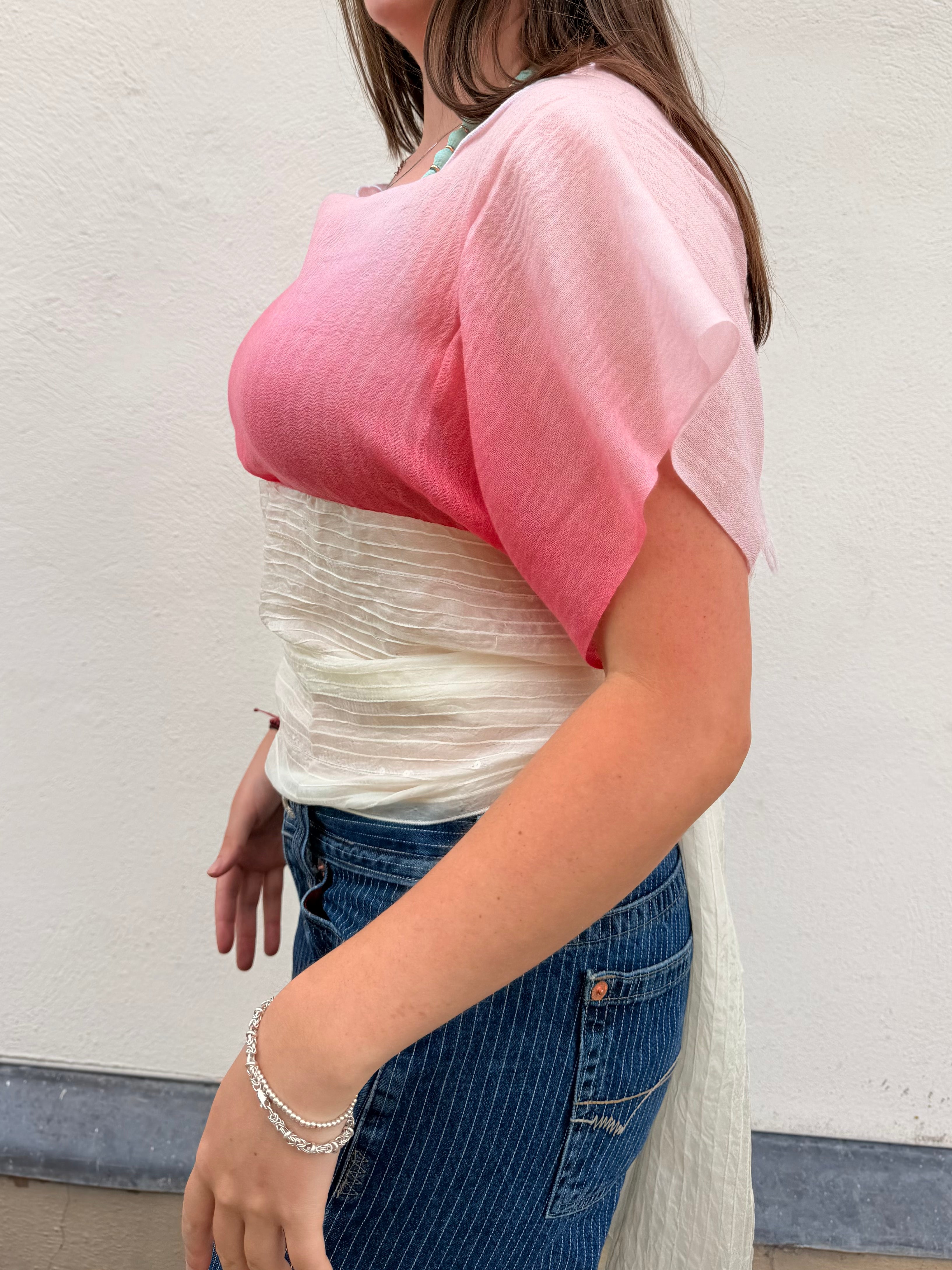The Immy Top Pink Ombre