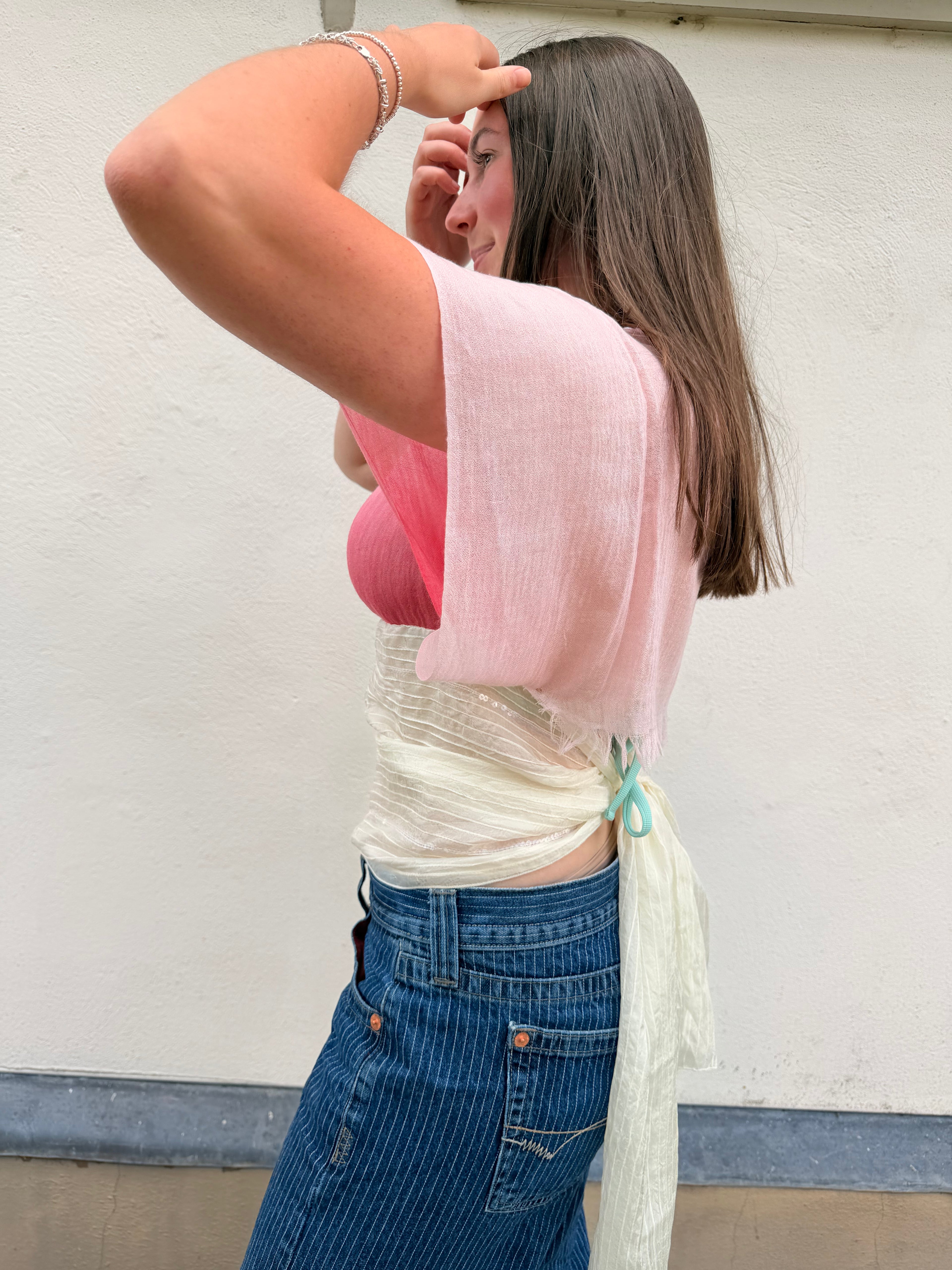 The Immy Top Pink Ombre