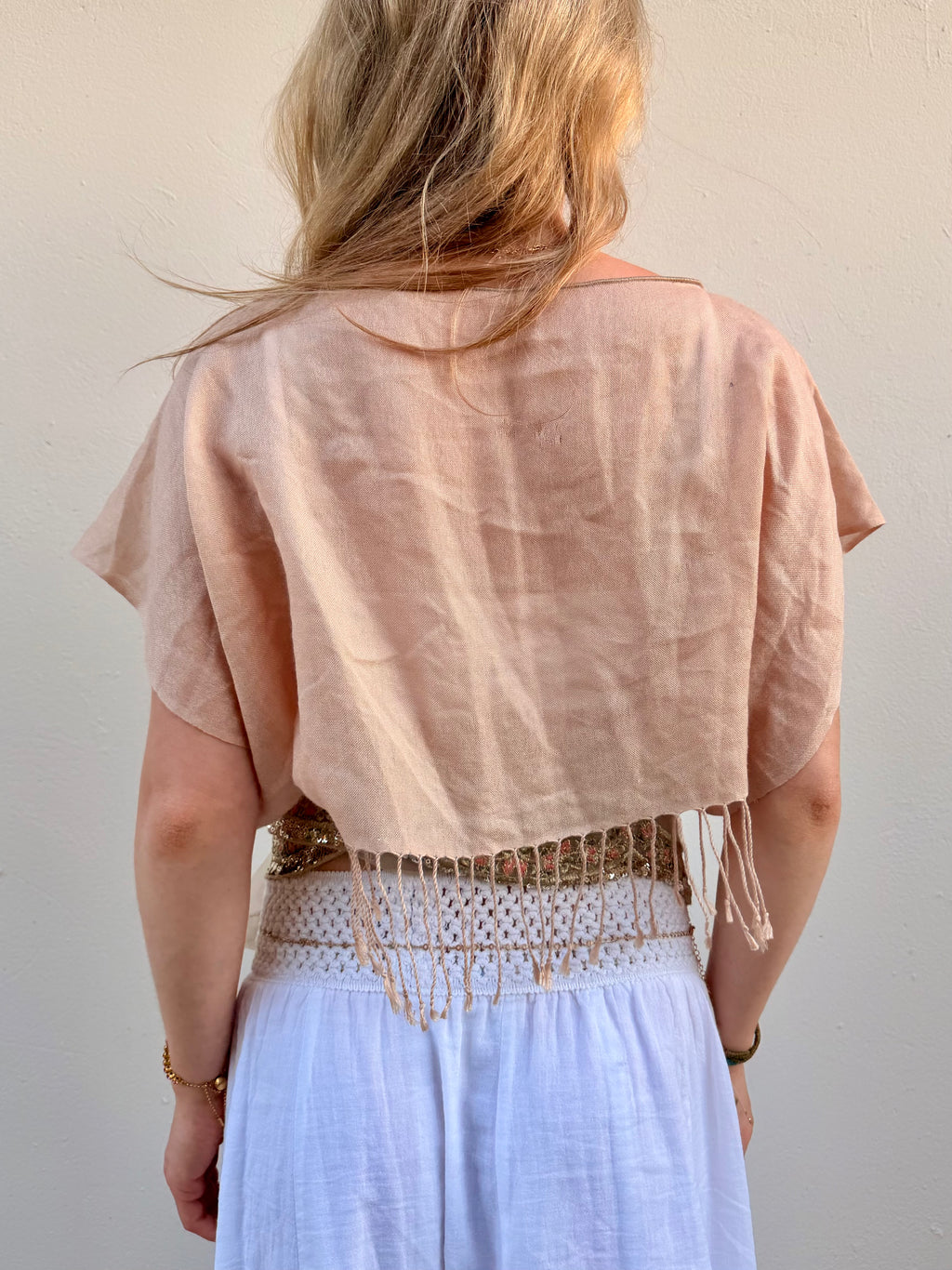 The Isla Top Mirrored Gold