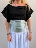 The Lily Top Black & Grey