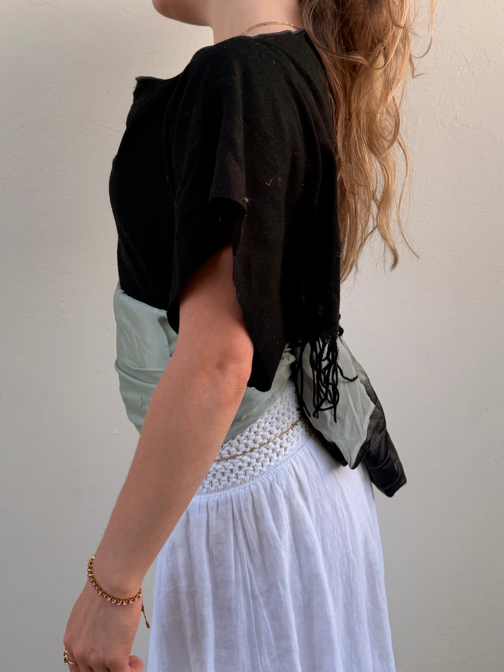 The Lily Top Black & Grey