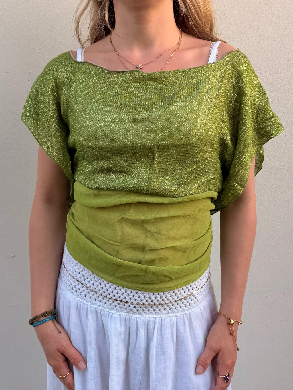 The Immy Top Pistachio Green