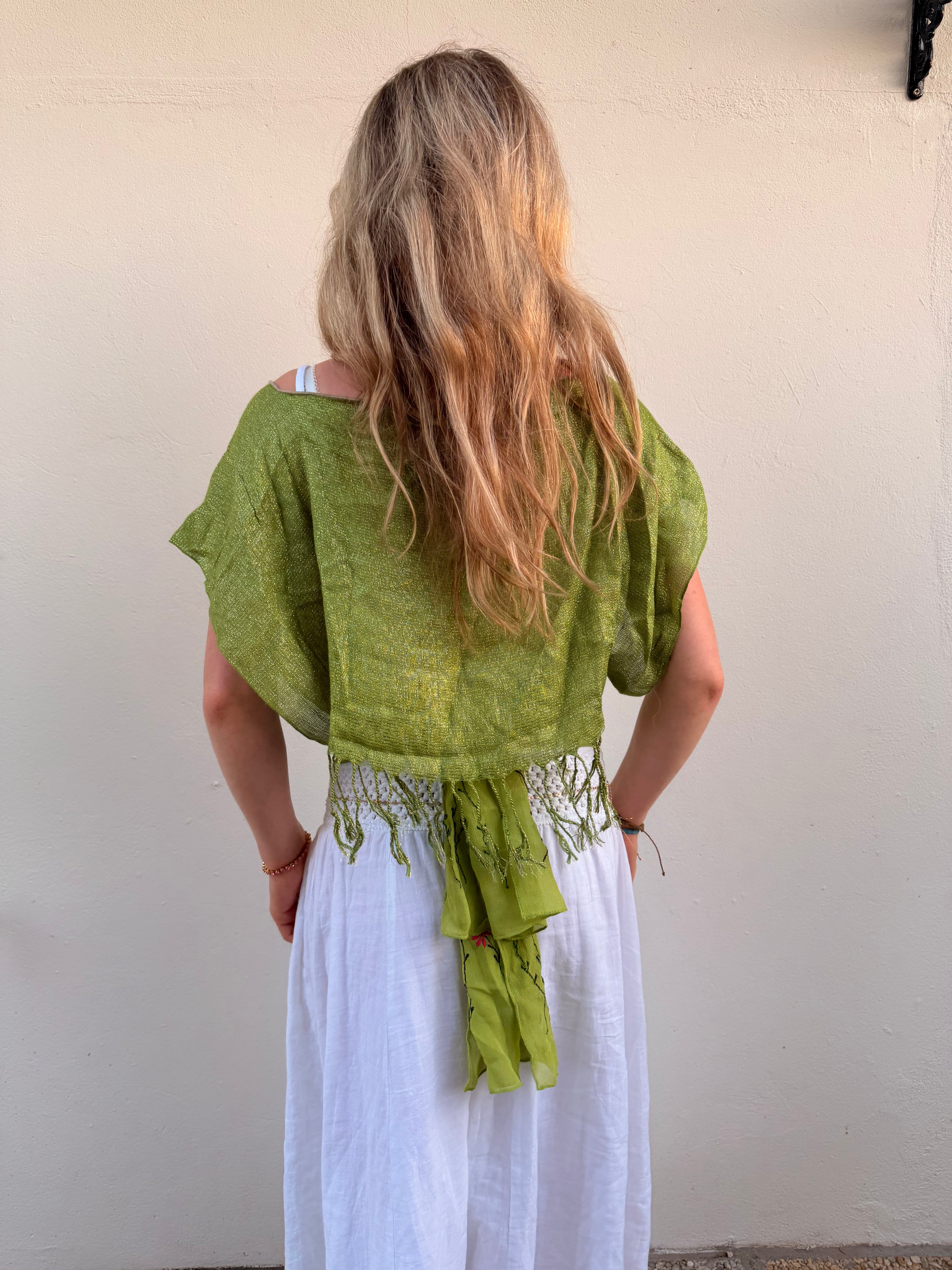 The Immy Top Pistachio Green