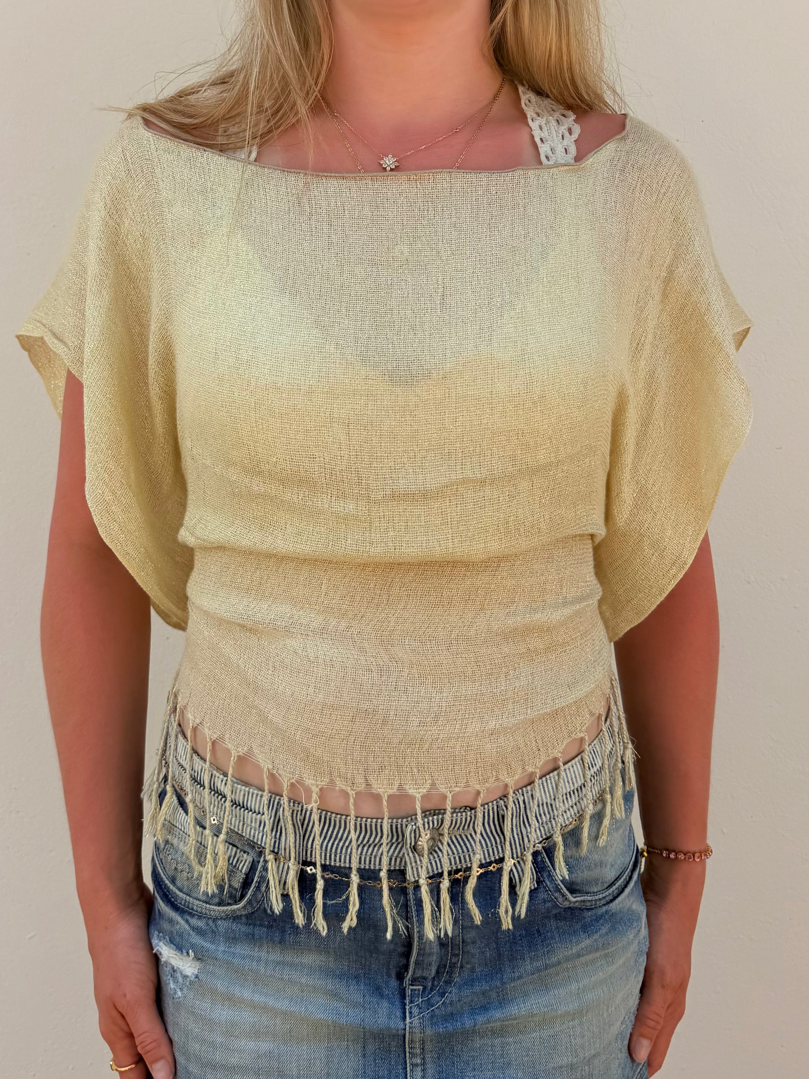 The Immy Top Gold