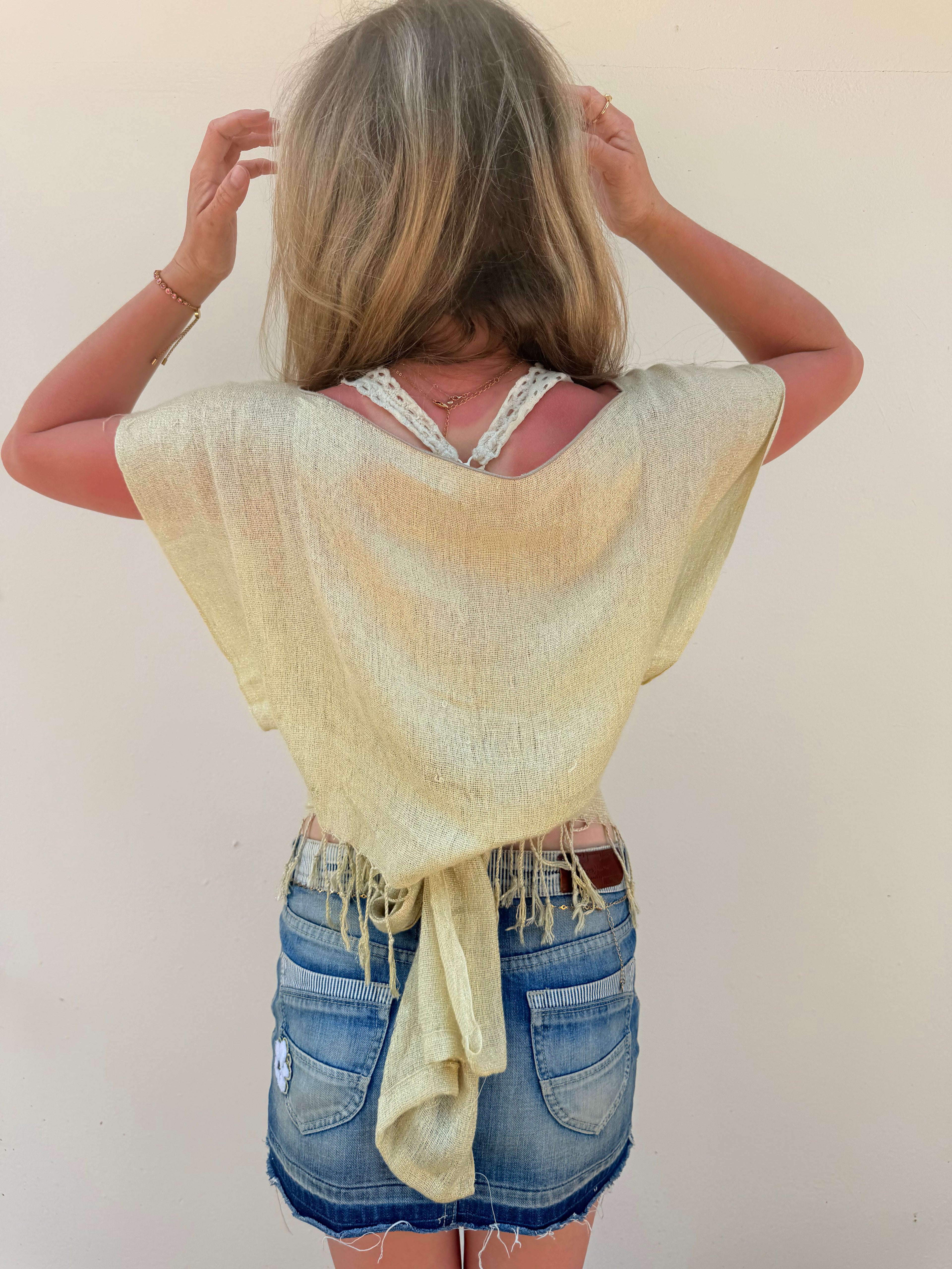 The Immy Top Gold