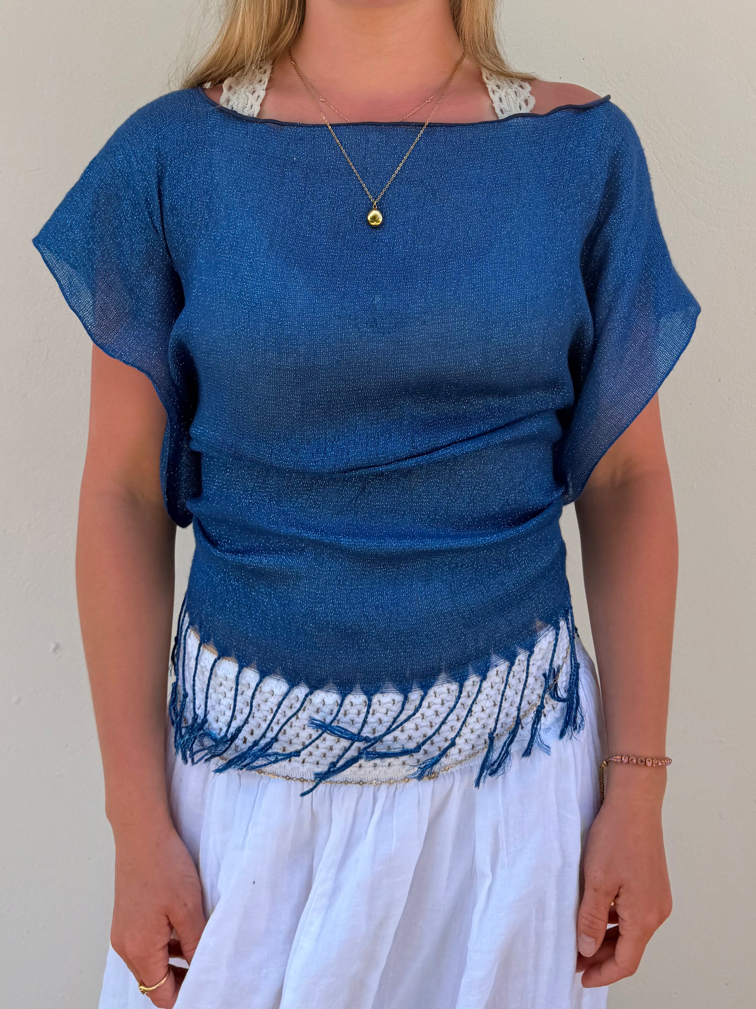 The Immy Top Sea Blue