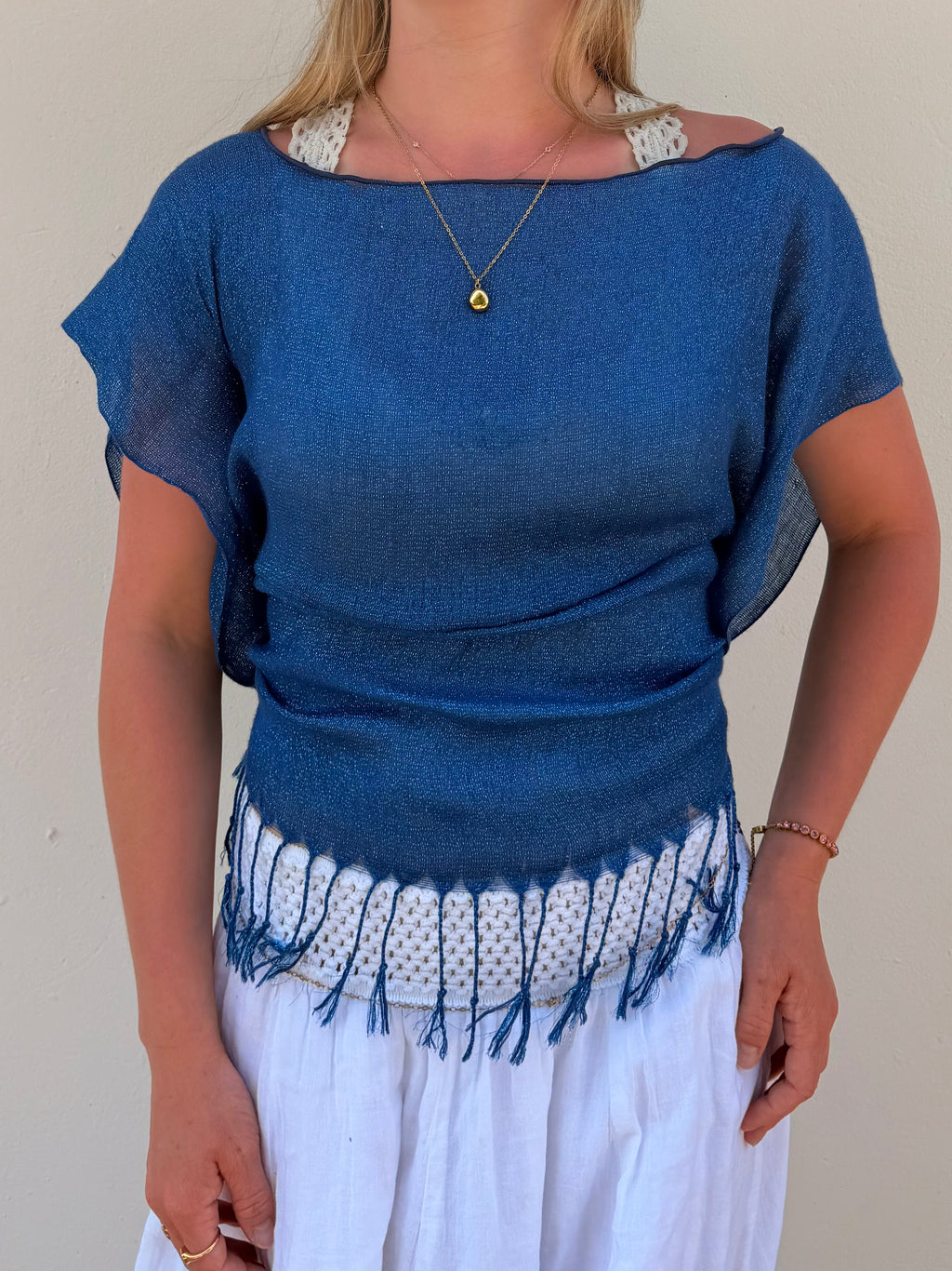 The Immy Top Sea Blue