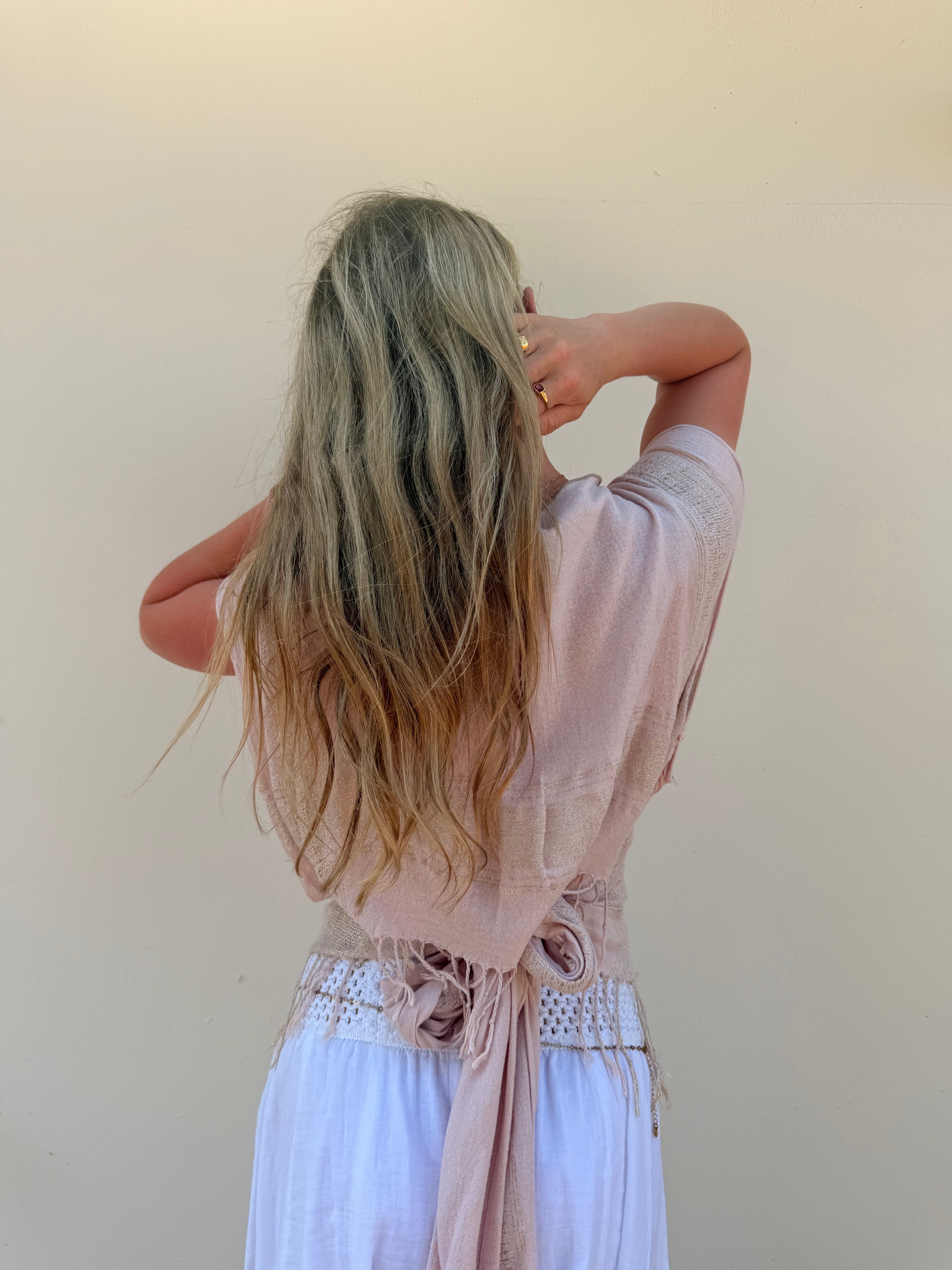 The Immy Top Pink & Gold