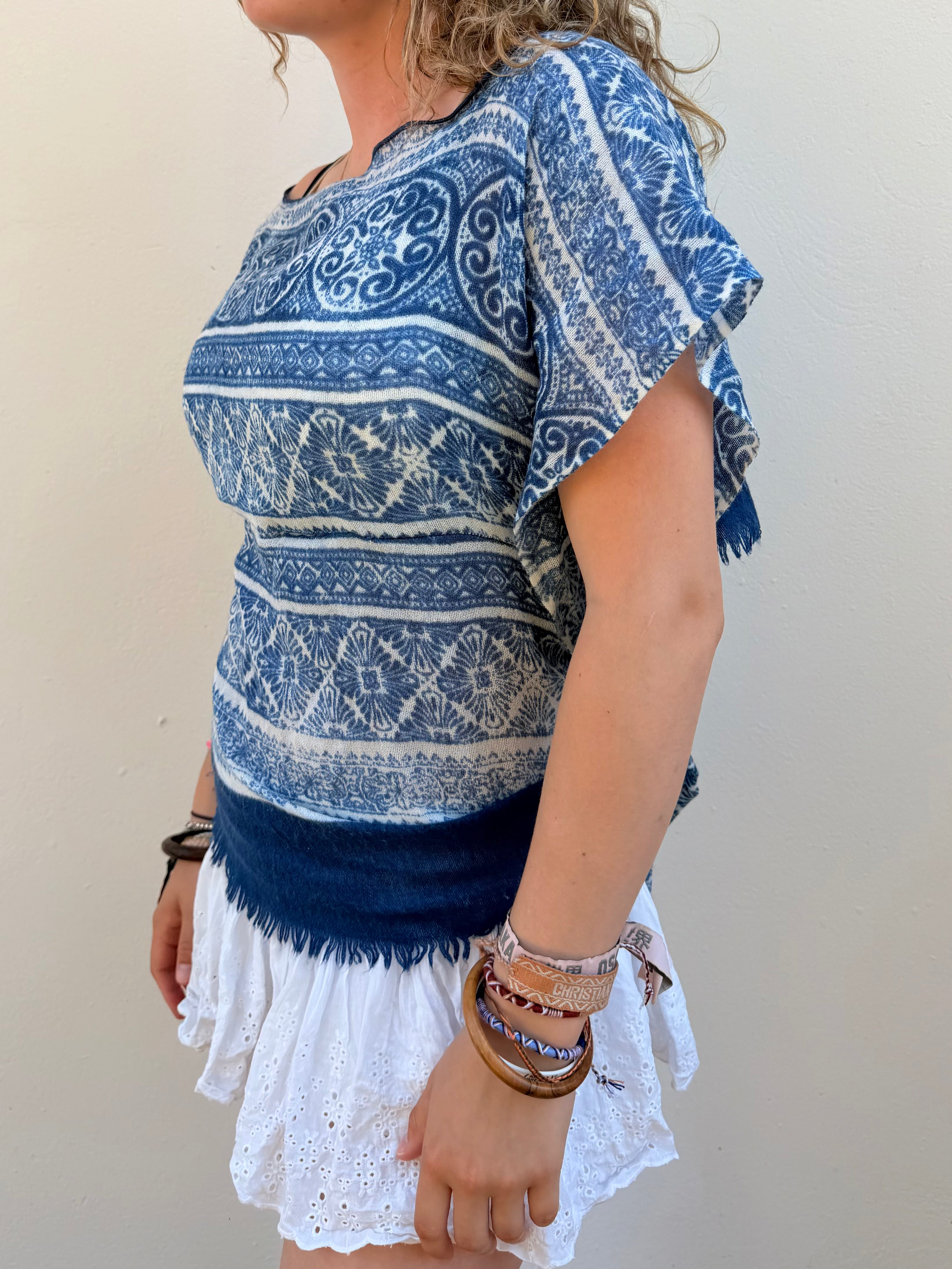 The Isla Top Sea Blue