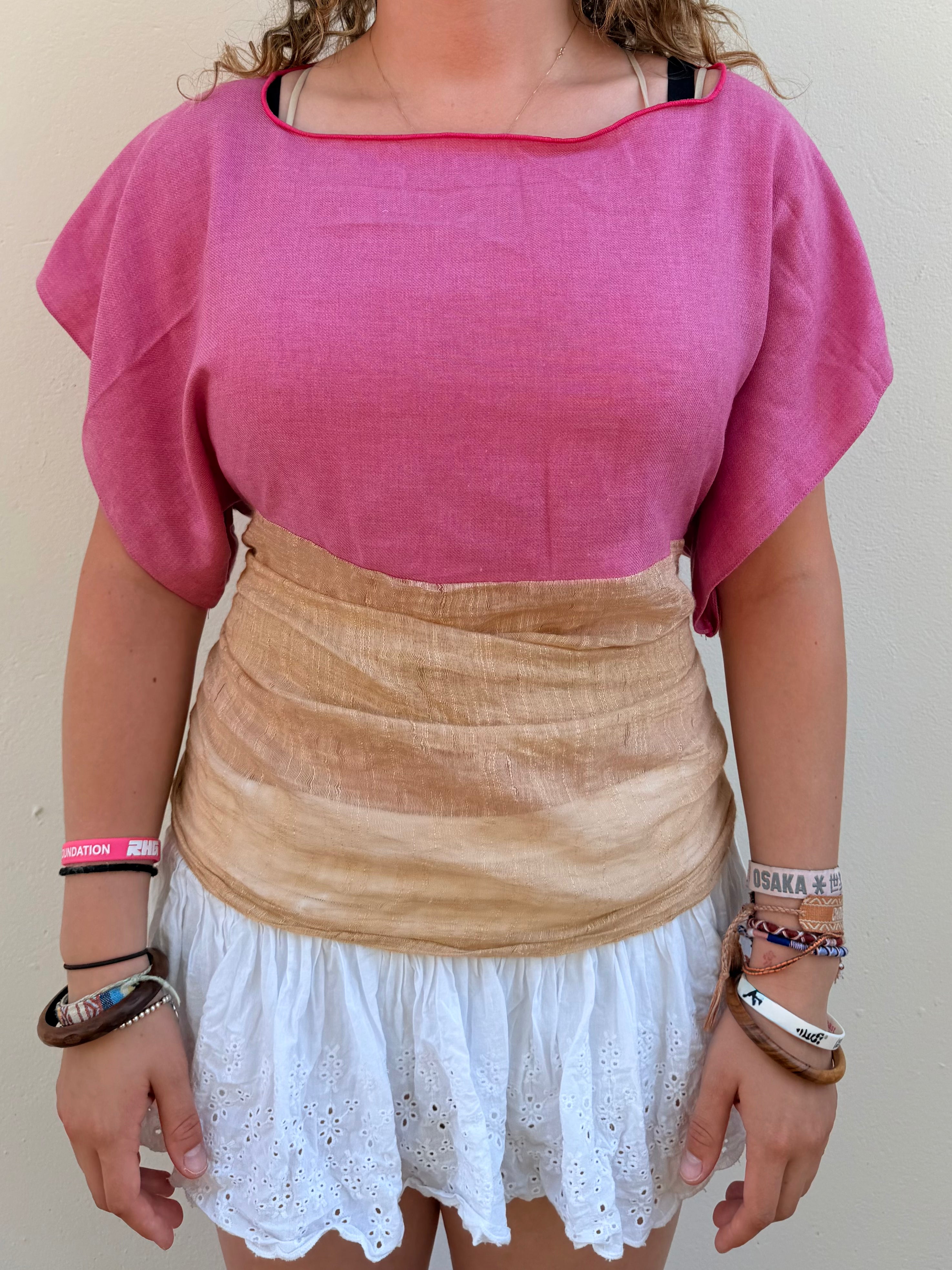 The Lily Top Bright Pink