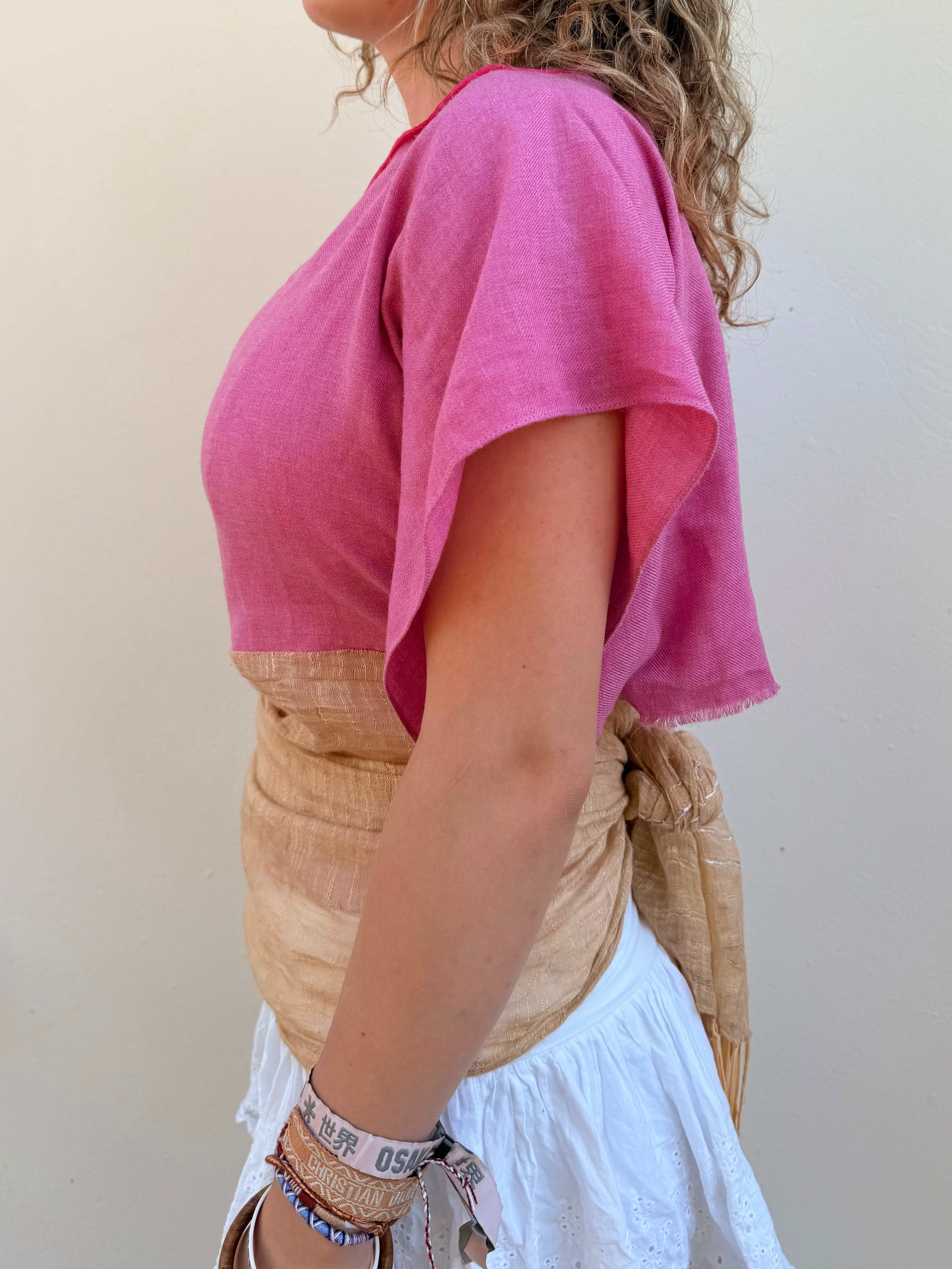 The Lily Top Bright Pink