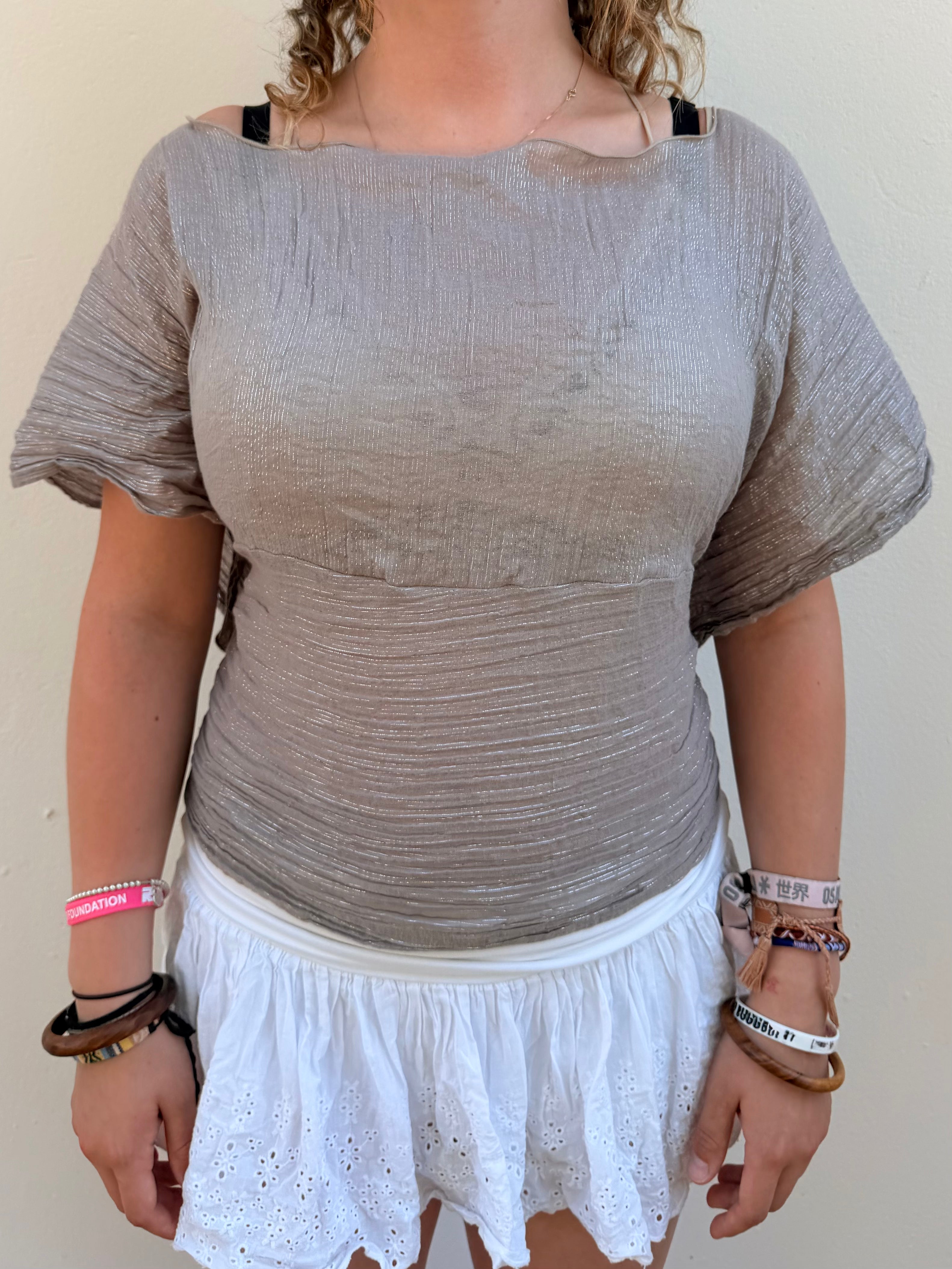 The Immy Top Grey