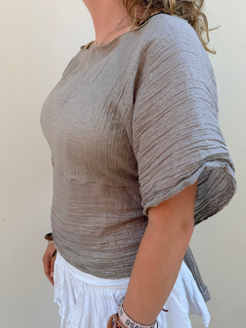 The Immy Top Grey