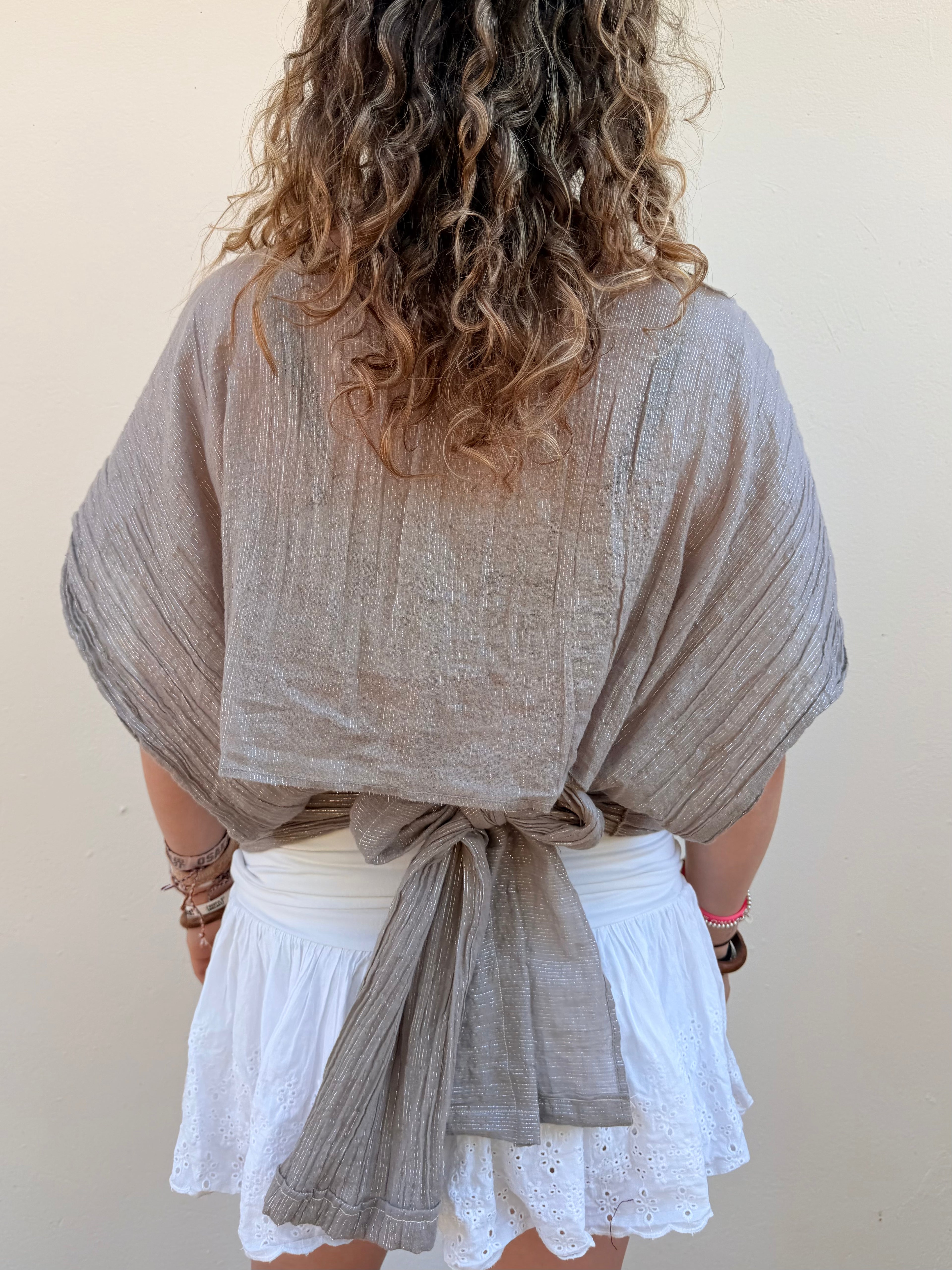 The Immy Top Grey