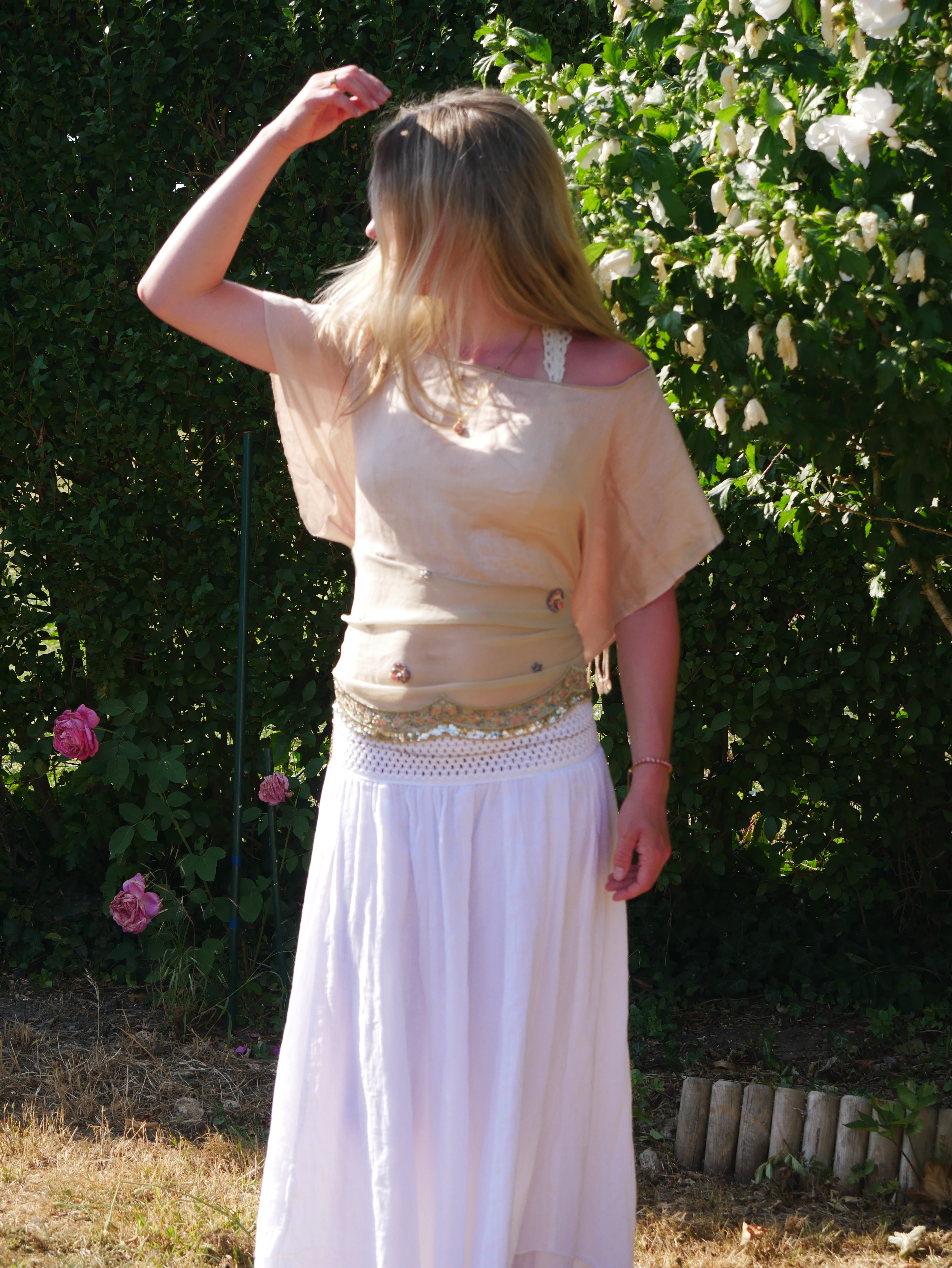 The Isla Top Mirrored Gold