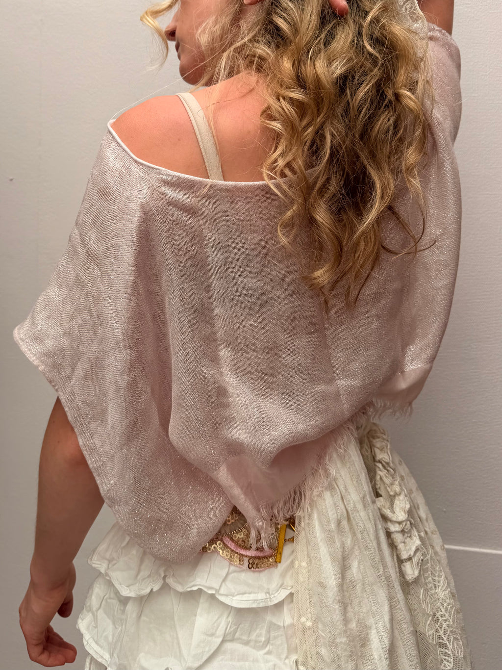 The Immy Top Pink Lace